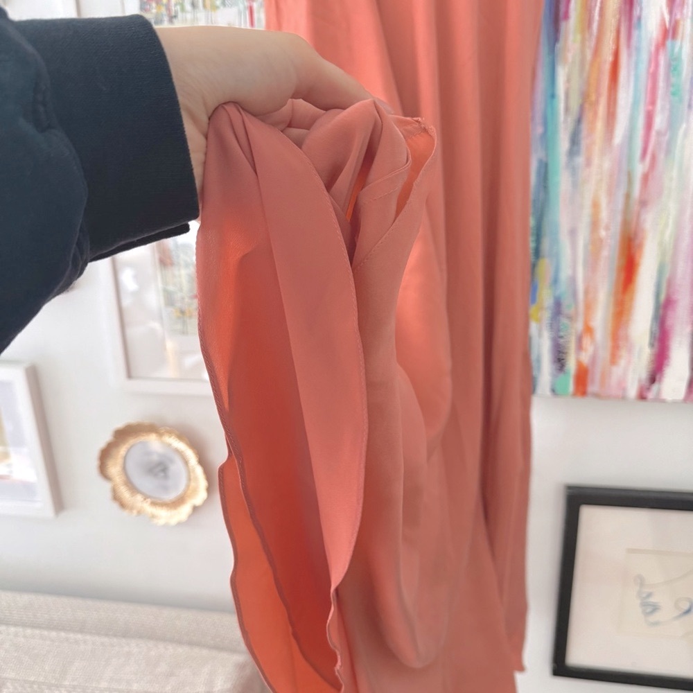 Zimmermann Winsome Satin Slip Midi Dress in Dusty Rose - Picture 7 of 11